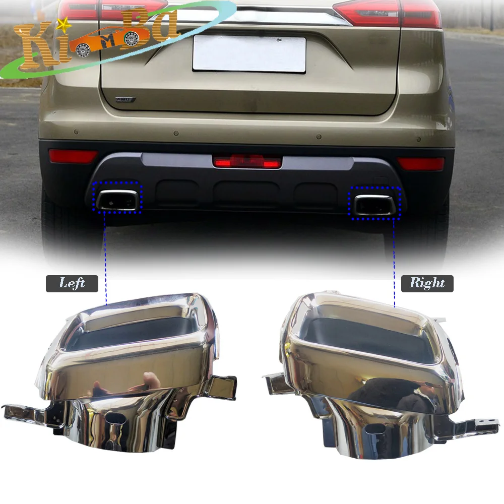 

KIMBA Car Rear Exhaust Muffler End Pipe Cover For Geely Atlas Boyue Emgrand X7 Sport 2016 - 2019