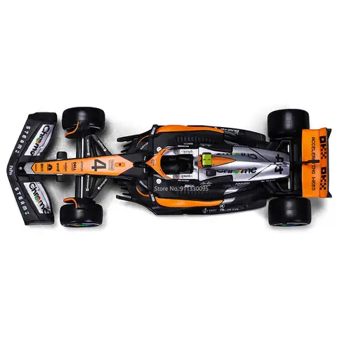 Bburago 1:43 P2 British GP McLaren F1 MCL60 2023 #4 Lando Norris #81 Oscar Piastri Legeringsbil Gjuten Modell Leksaks Samlarobjekt 10 best sales F1 McLaren - №6