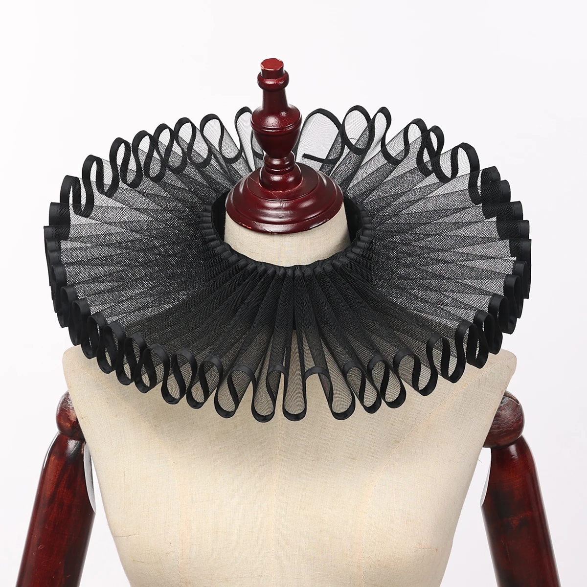 خمر نمط تكدرت طوق الرقبة راف القرون الوسطى الفيكتوري نمط مهرج طوق تأثيري