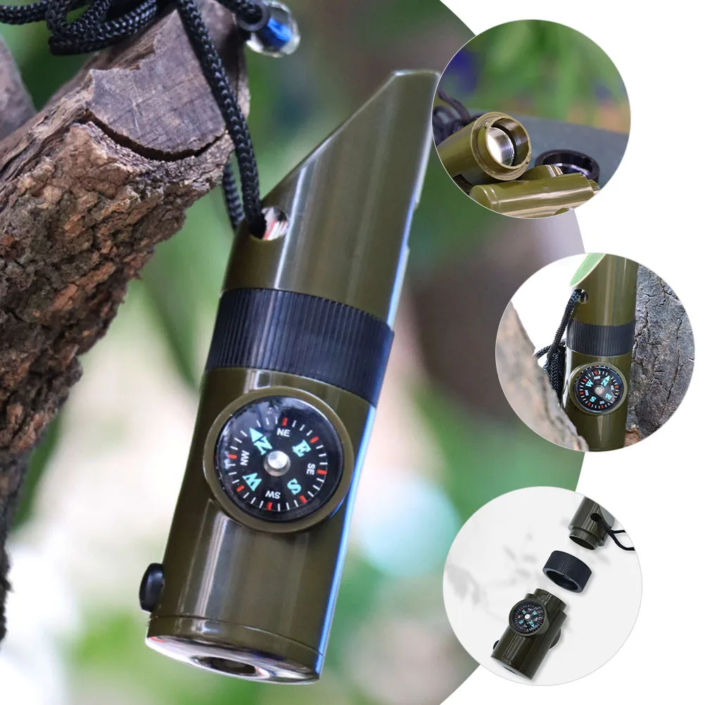 

2 Pcs Multifunctional Survival Whistle Emergency Hunting Small Whistles for Adults Outdoor Referee Kayak Blowout