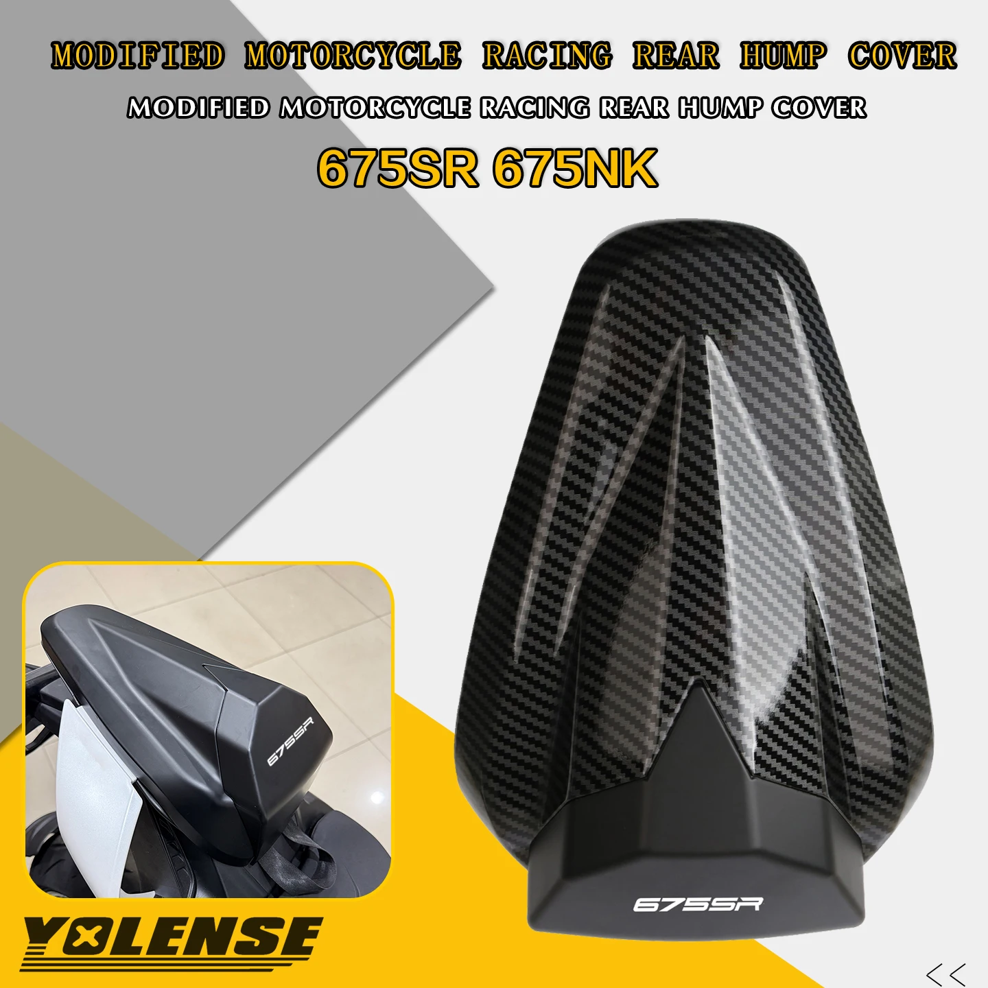 

Fit For CF 675SR 675NK 675 SR 675NK 2024 2025 2026 Motorcycle Accessories Rear Passneger Seat Cover Tail Section Fairing Cowl