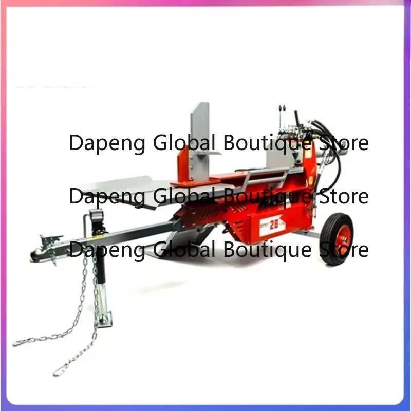 28T Gaso line Mobile Wood Splitter Hydraulic Log Splitter Firewood Cutting Splitting Machine 3-Point Wood Splitter