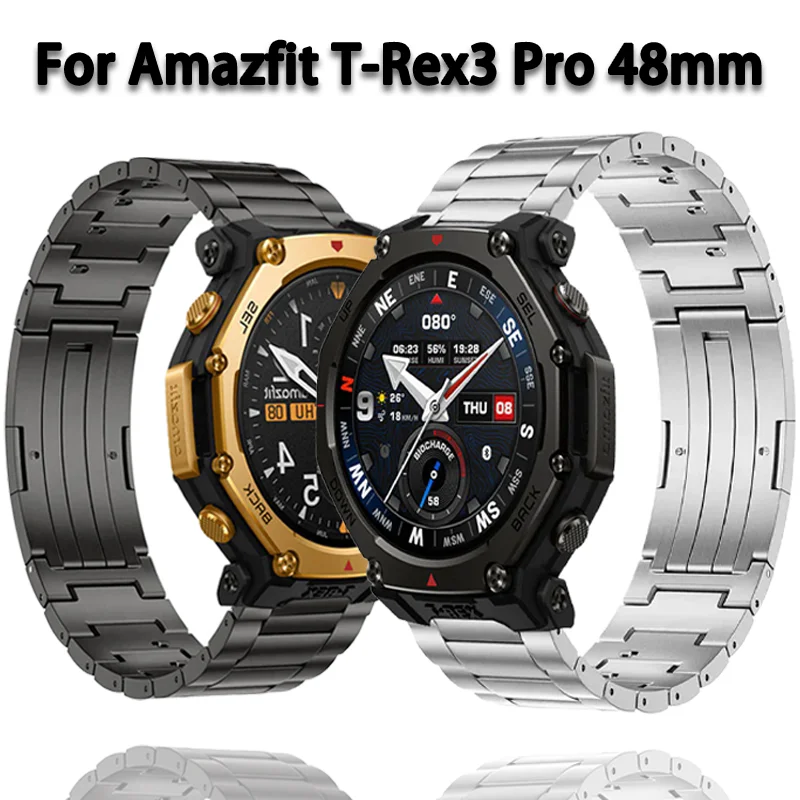 

Ремешок из титанового сплава 20 мм/22 мм для Amazfit T-Rex3 Pro 48 мм/Balance 2/1/Bip 6, высококачественный ремешок для часов Huawei WatchGT6/5/4 46 мм