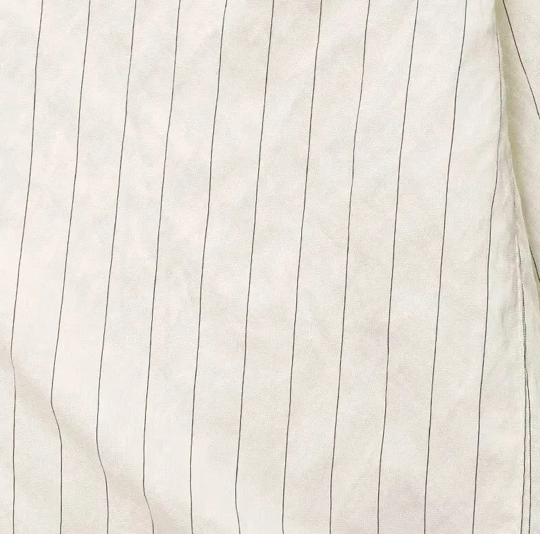 Spring Autumn Women Shirt Gentle Versatile Loose Fit Vertical Striped Split Lapel Long Sleeve Casual Blouse Top