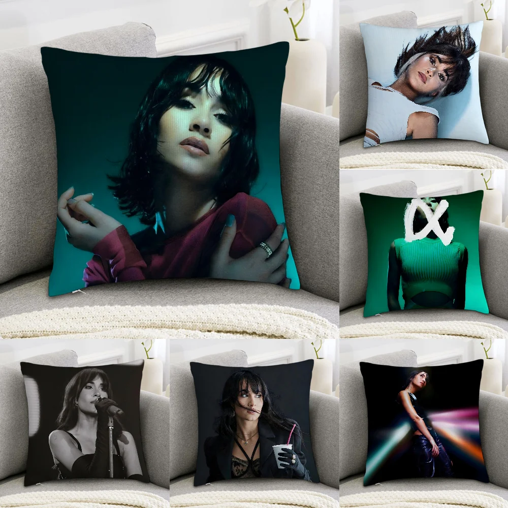 

Singer A-Aitana O-Ocanas Pillow Case Sofa Decorative Home Double-sided Print Plush Square Throw Pillow Covers Cushion Decor