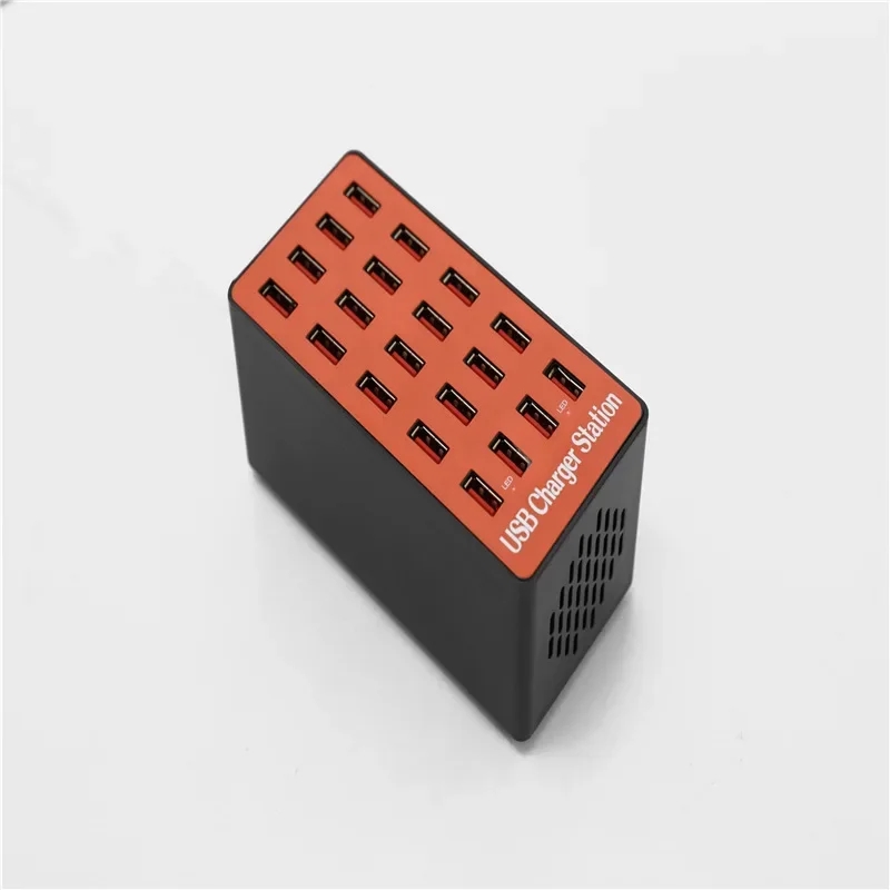 USB Mobile Phone Smart Charger 20 Ports 20A Multi-port OEM Smart Protection Multi-port Support