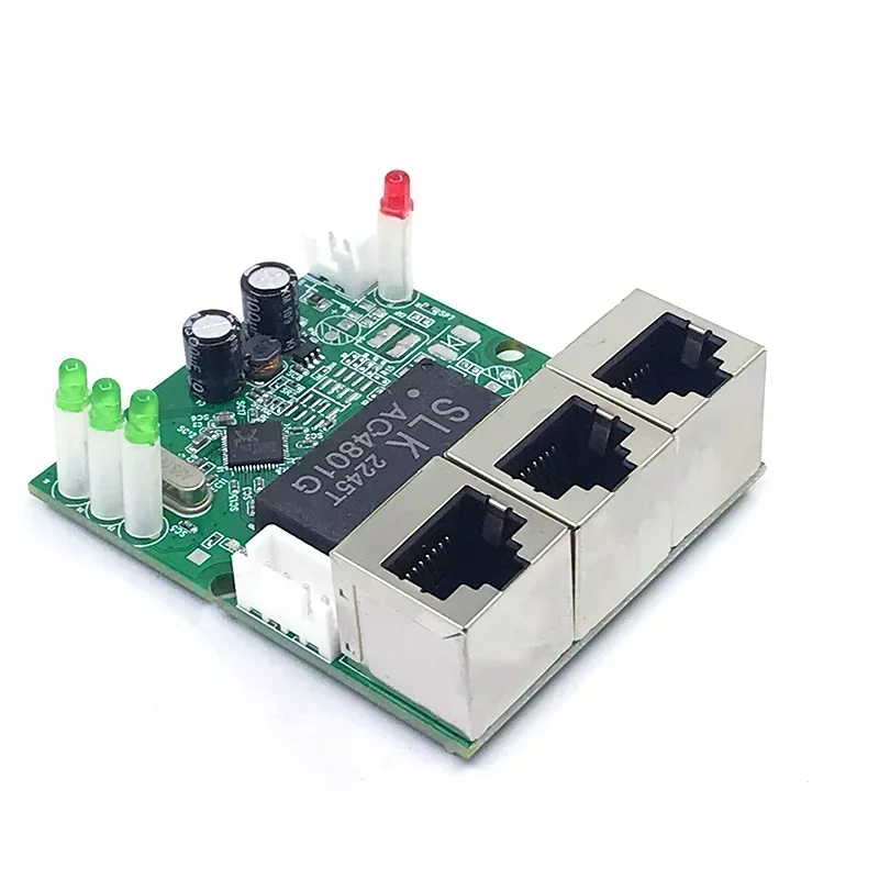 Module de commutation Mini Ethernet, PCBA 4/5 Ports, Networkmini, 10 Mbps, 100Mbps, 5V, 12V, 15V, 18V, 24V