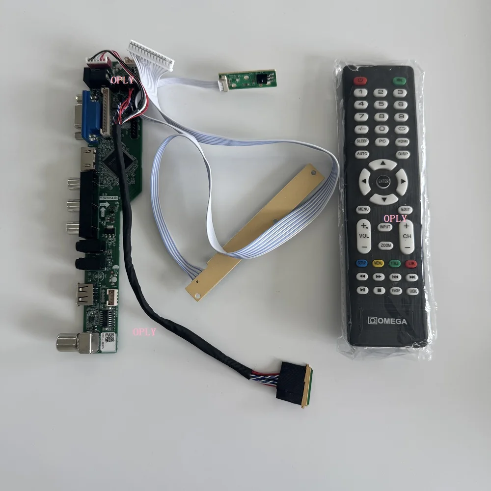 

Комплект платы драйвера контроллера телевизора для LTD121EX LTD121EXPK 12,1 "1280X768 VGA HDMI-совместимая USB RF ЖК-панель AV-экран монитора DIY