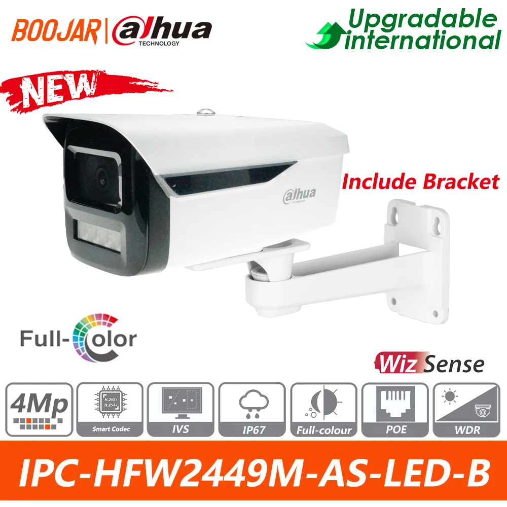 Bookine Découvrez le Dahua Original IPC-HFW2449M-AS-LED-B, une caméra IP de qualité pour la surveillance
