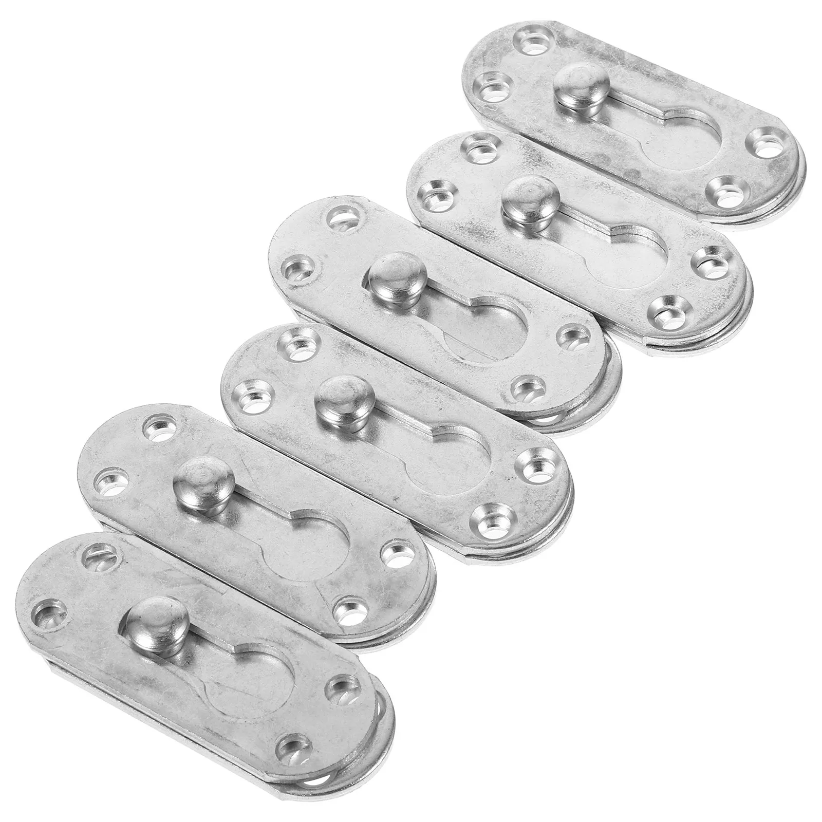 6Sets Sleek Minimalist Bed Rail Brackets Versatile Mounting Bracket for Bed Frame Cabinet Wardrobe Flip Window DIY Furniture