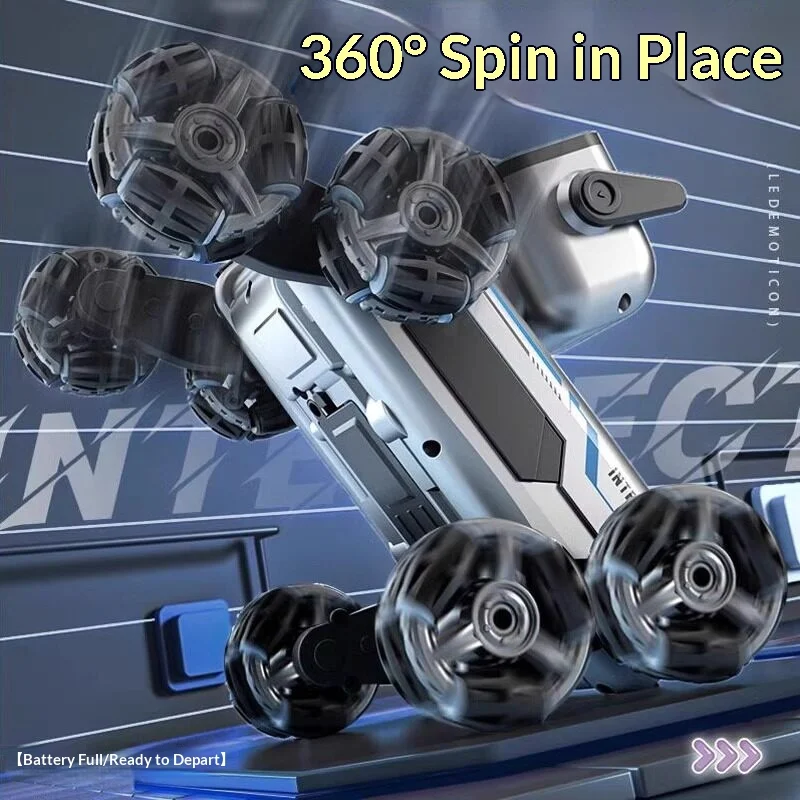 고품질 RC 묘기 로봇 강아지 8륜 제스처 컨트롤 하이테크 묘기 드리프트 생일 선물 3-10세 소년용