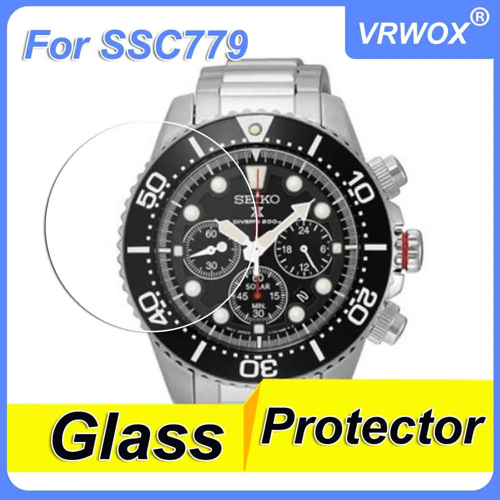 

3Pcs 9H 2.5D Tempered Glass For Seiko SSC779 SSC783 SSC786 SSC781 SSC701 SSC741 SSC139Watch Scratch Resistant Screen Protector