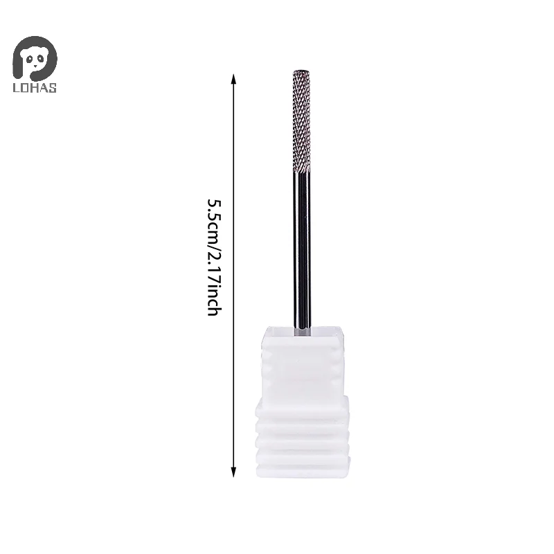 1pc aço de tungstênio profissional prego broca arquivos gel polonês remover rebarbas para máquina elétrica cutícula ferramenta limpa