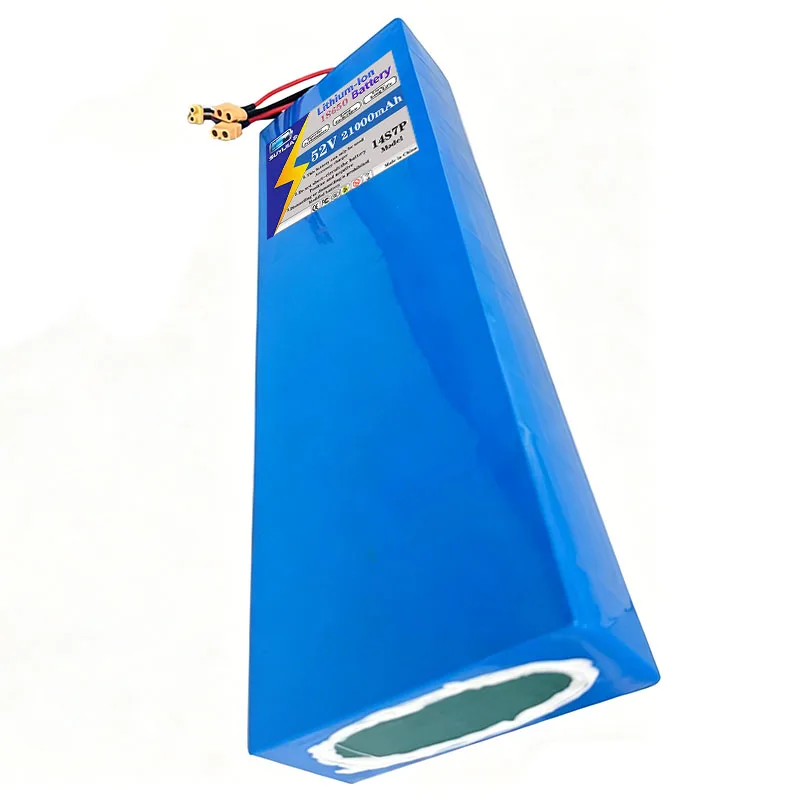 2026 new 52V 14S7P 21000mAh 18650 lithium battery pack with built-in BMS moped battery suitable for power-assisted travel tools