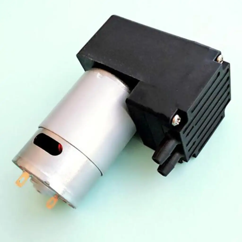 Oil Free Compact Plastic Vacuum Pump DC 9V 12V 24V Low Vibration Self Priming for Automotive Brake Pressure and Gas Transfer