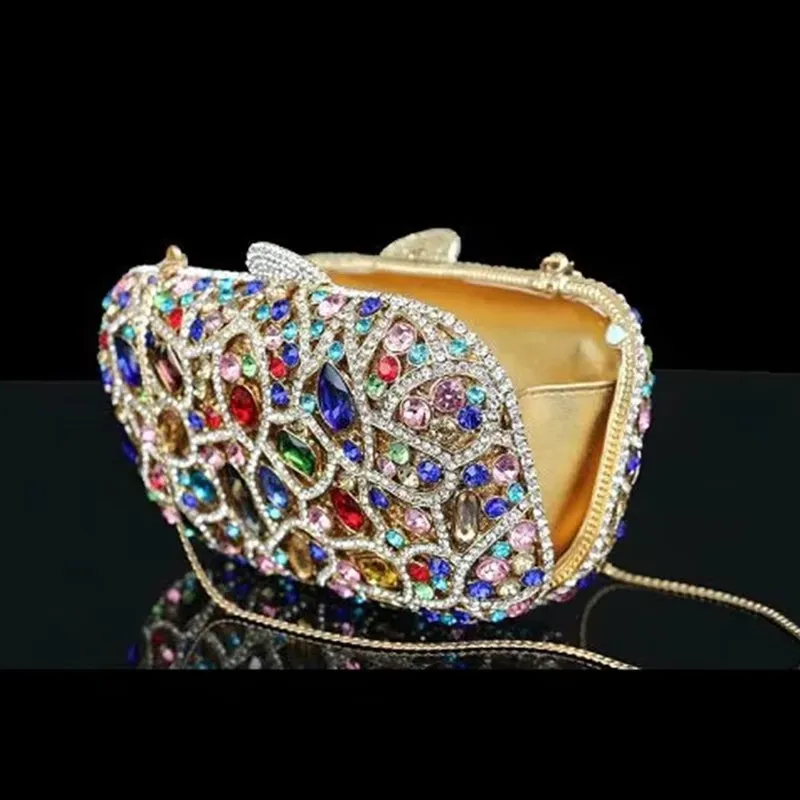 2023 새로운 금속 컷 아웃 패션 가방 클러치 백 디너 드레스 여성 가방 Catwalk 클러치 백