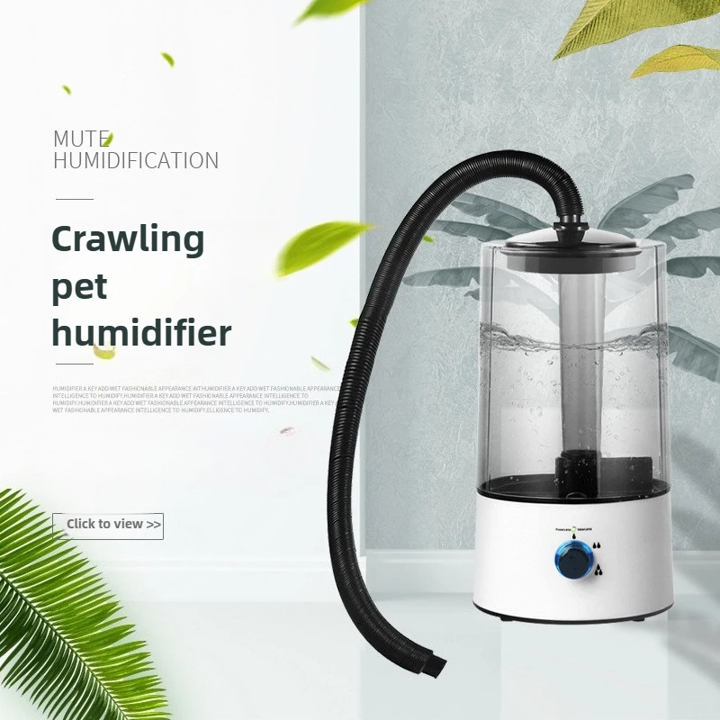 

4L Air Reptile Humidifier Terrarium Fogger Automatic Shutdown Prevents Dry Running Durable for Turtle with Extension Hose