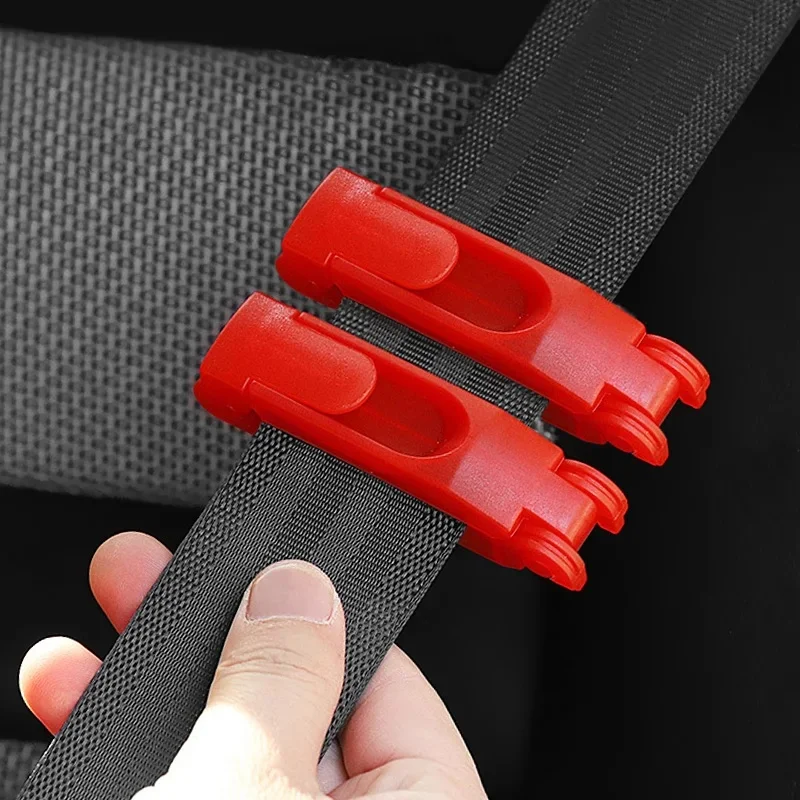 

Universal Auto Seatbelt Stopper Clip, Car Safety Belt Adjuster Clamp, Relax Neck Shoulder Pressure, Seat Belt Fixing Buckle