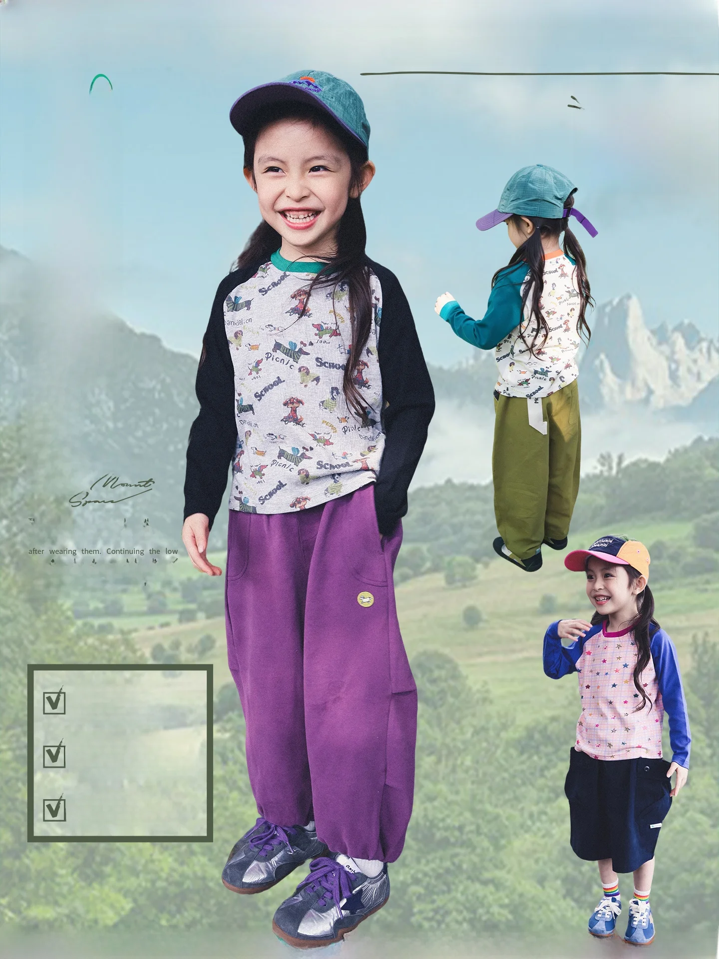 Outdoor Long Sleeve T-Shirt for Girls Shoulder Insert Design Base Layer Shirt Autumn Winter New Style Soft Comfortable Cotton...