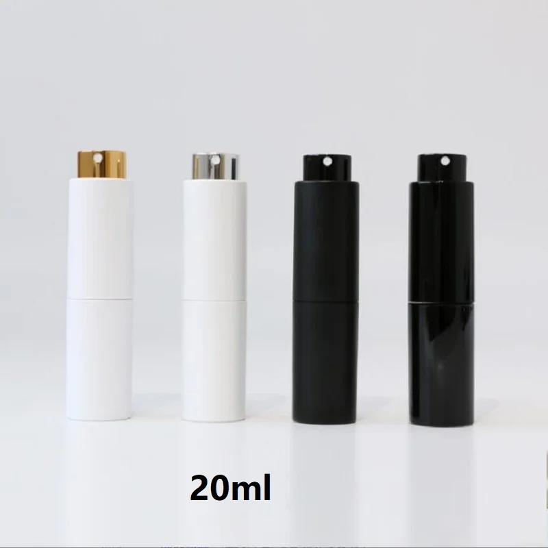 

20ML ABS Plastic Shell Rotatable Perfume Refillable Bottles Lipstick Tube Packaging Cosmetics Sprayer Bottles 20pcs/lot