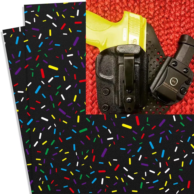 1.5MM 2MM Thick Black Candy Image Knife Sheath Scabbard Holsters Make Material KYDEX Thermoplastic Sheet Plate Thermoform Board