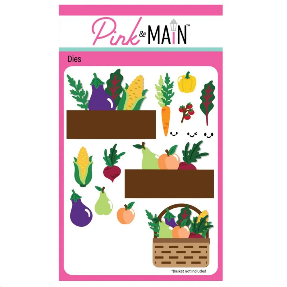 New Christmas Pink&main Flower Seed Packet Sentiments Stamps Metal Cutting Dies Scrapbook Decor DIY Paper Card Embossing Craft