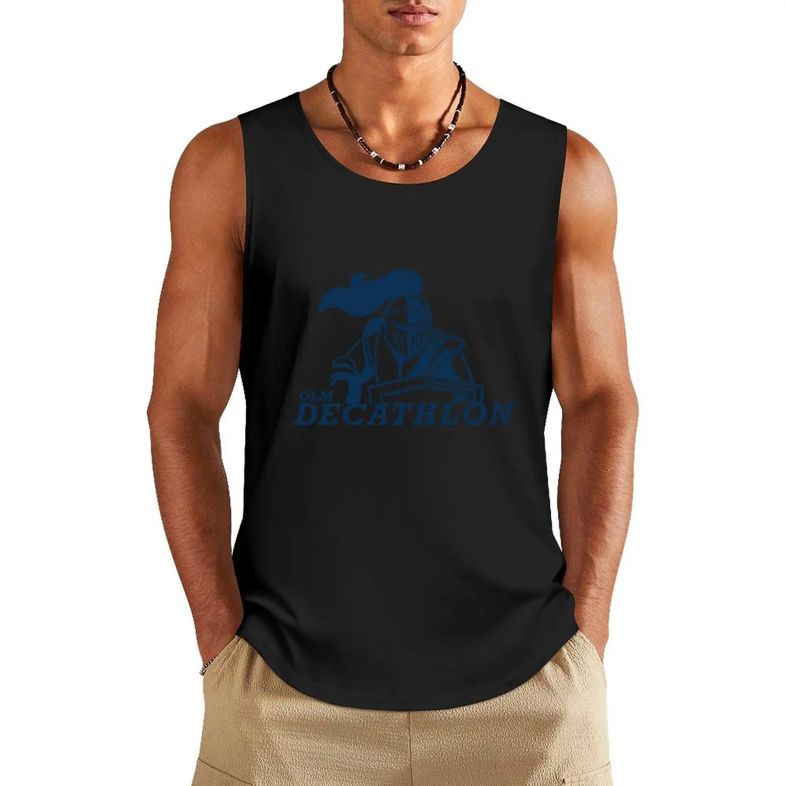 

Decathlon Tank Top summer clothes for men new in tops & t-shirt Men's gym sleeveless gym shirts male