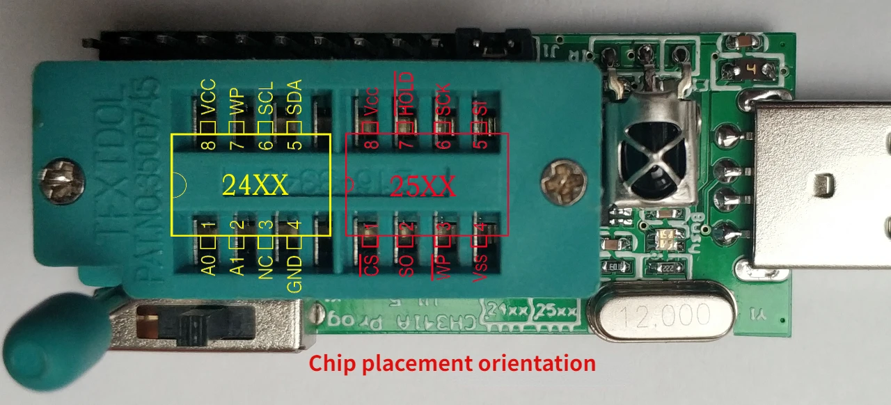 Ch341a Programmatore V1.6 1.8v di Conversione di Livello W25q64fw W25q128fw Gd25lq64