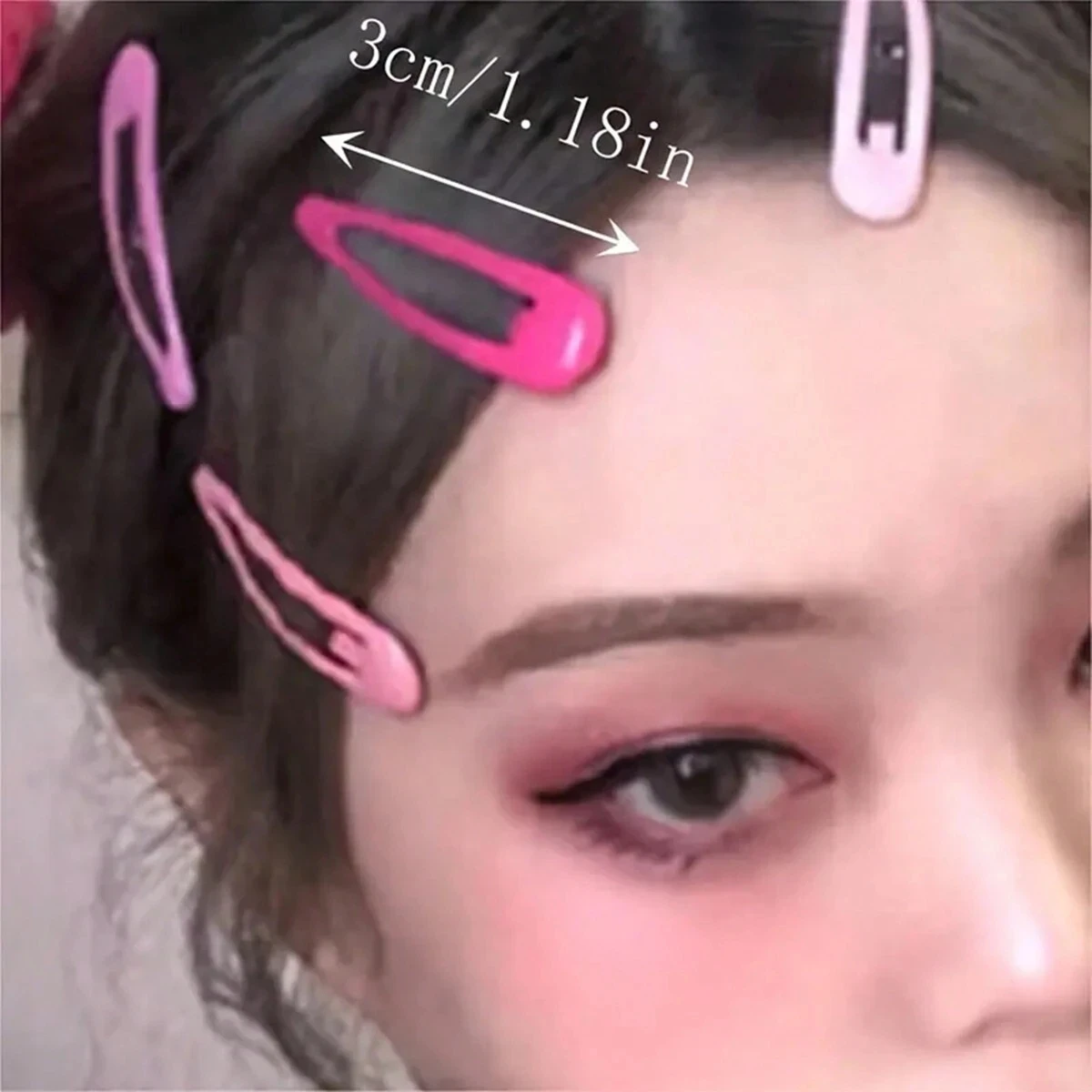 20pcs สีสุ่มผสมผมคลิปด้านข้าง Bangs Barrette แต่งหน้าล้างหน้าอุปกรณ์เสริมผู้หญิงจัดแต่งทรงผม Hai