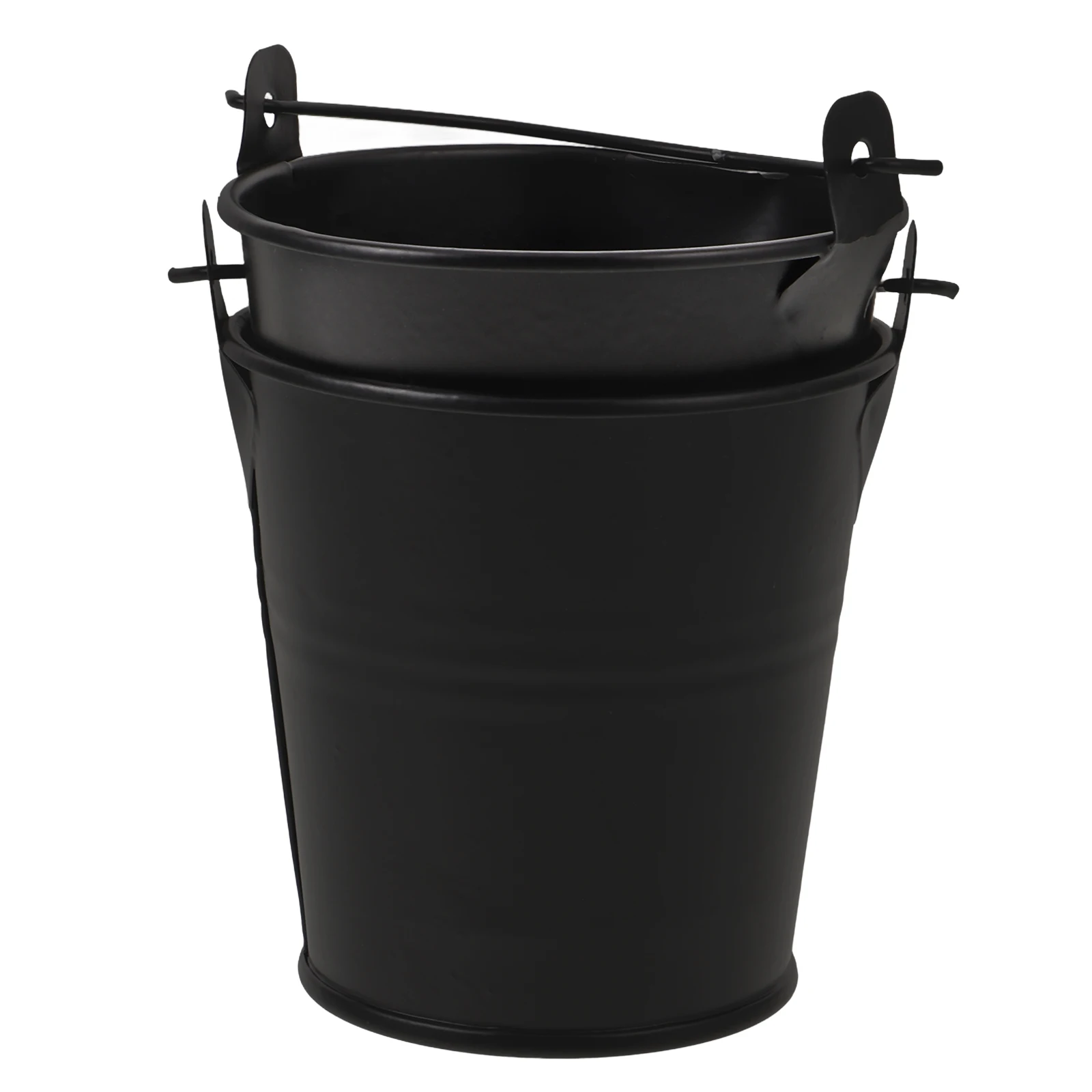 

2pcs Barbecue Grill Bucket Iron Drip Grease Catcher For Outdoor Cooking Bbq Oil Collection Metal Bucket Grill Accessories