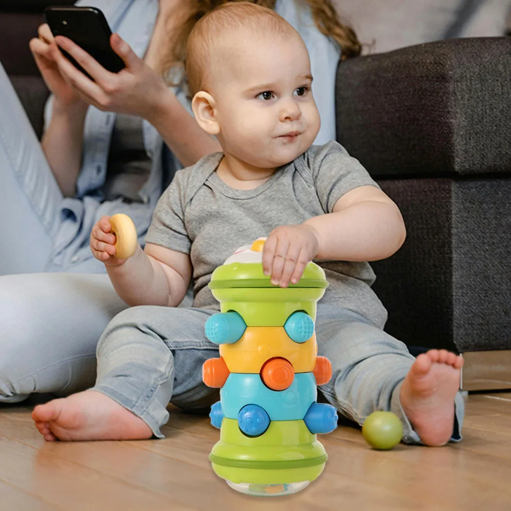 Jouets de temps du ventre pour bébé, rouleau rampant, Puzzle d'apprentissage des couleurs, chenille, activité mobile, éducation précoce, Montessori