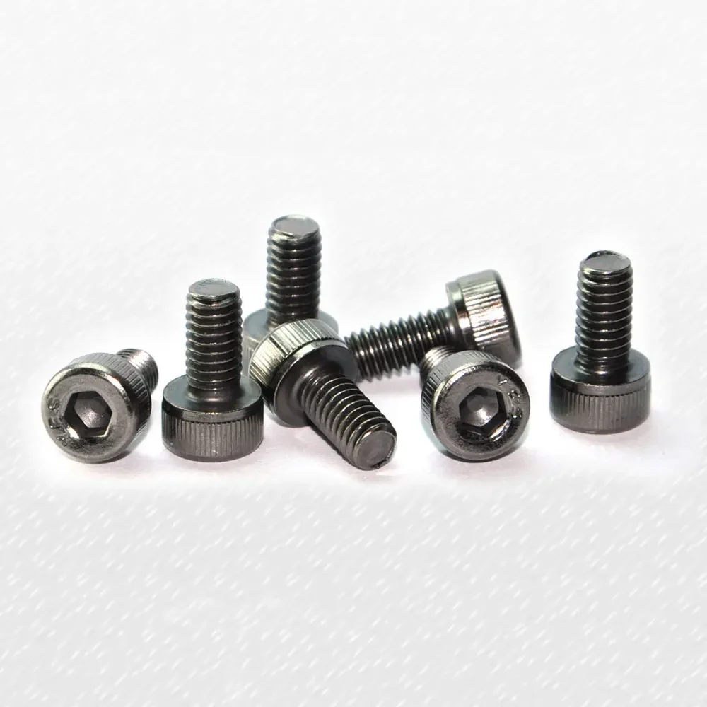 10 шт. M3 x 5 6 8 10 12 14 16 18 20 22 25 -55 мм черный никелированный 12.9 класс легированная сталь Шестигранная головка