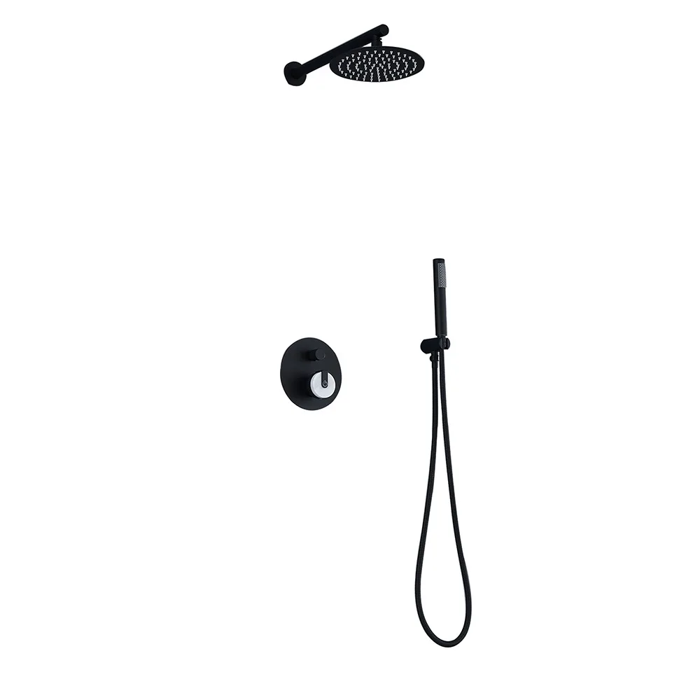 

Душевой набор черного цвета, душевой набор для ванной комнаты с ручным душем