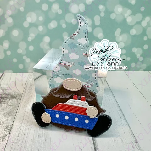 Миниатюрная девочка-гном, штампы для воздушного шара, металлические штампы, трафареты для украшения дневника, скрапбукинга, шаблоны для тиснения, DIY-открытки причудливые марки отзывы - №6