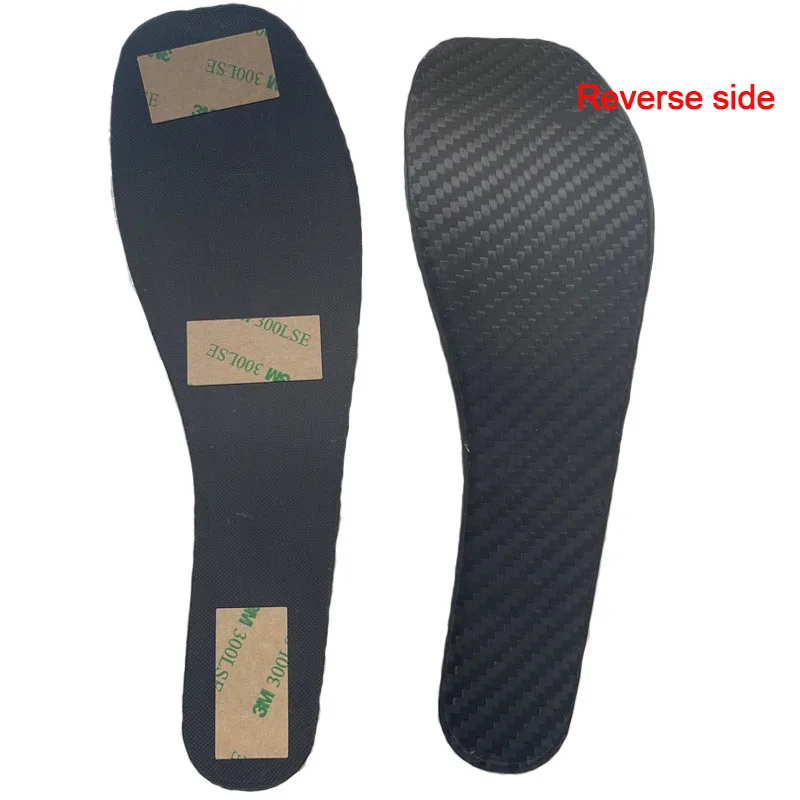 1Pair 15 Degree Carbon Fiber Insole-Full Shoe Sole Carbon Plate-High Elastic Pad Carbon Fiber Fasciitis Man Running Accessories