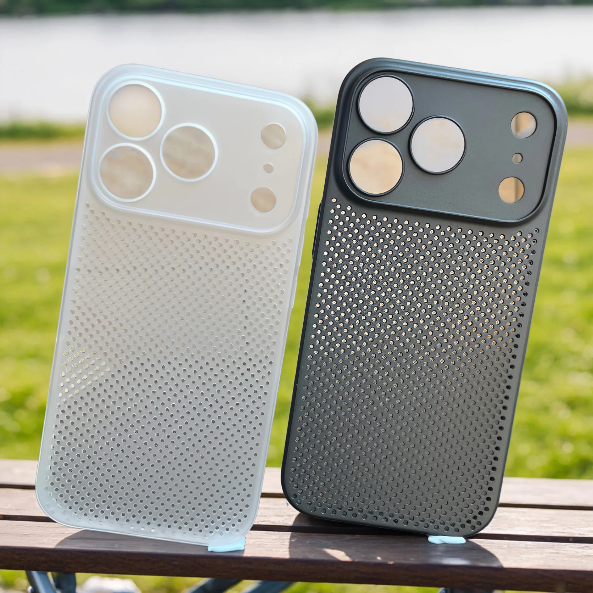 Ultradünne Slim-Kühlhülle für iPhone 18 17 16 15 14 13 12 11 Pro Max Air 16e Hülle mit Wärmeableitungsöffnung Vollständige Kameraabdeckung PP-Schale – Detail 10