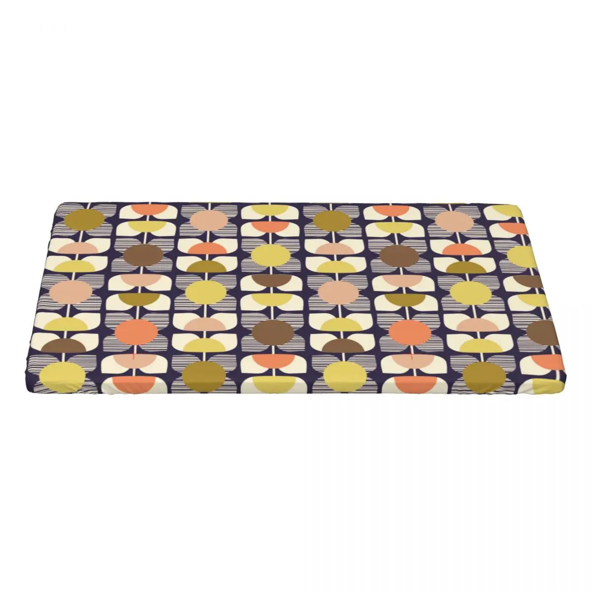 Custom Square Flower Print In Multi Rectangular Tablecloth Oilproof 4FT Table Cloth Orla Kiely Table Cover