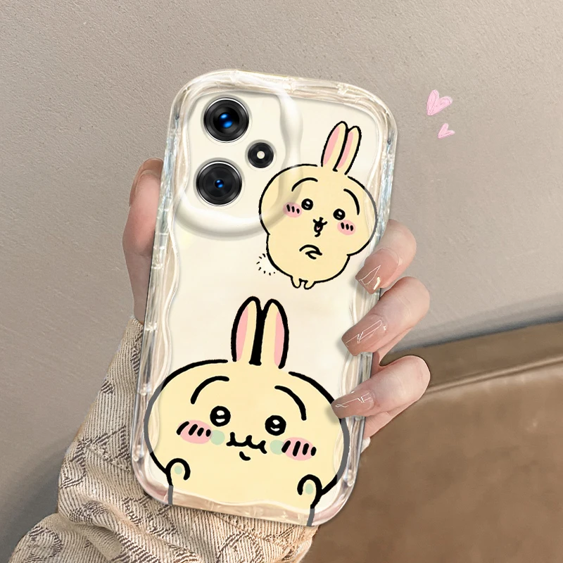 U-Usagi Cute Art C-Chiikawa For Xiaomi Redmi Note 13 12 12S 11S 11 10 9 8 10A 9C 9T Pro Plus 5G Wave Oil Soft Phone Case