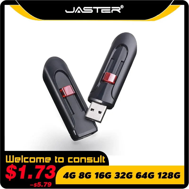 Special Offer 128GB 64GB 32GB 16GB 8GB 4GB High -capacity speed USB Flash Drives 2.0  Black Free Keychain Pen Drive Memory Stick