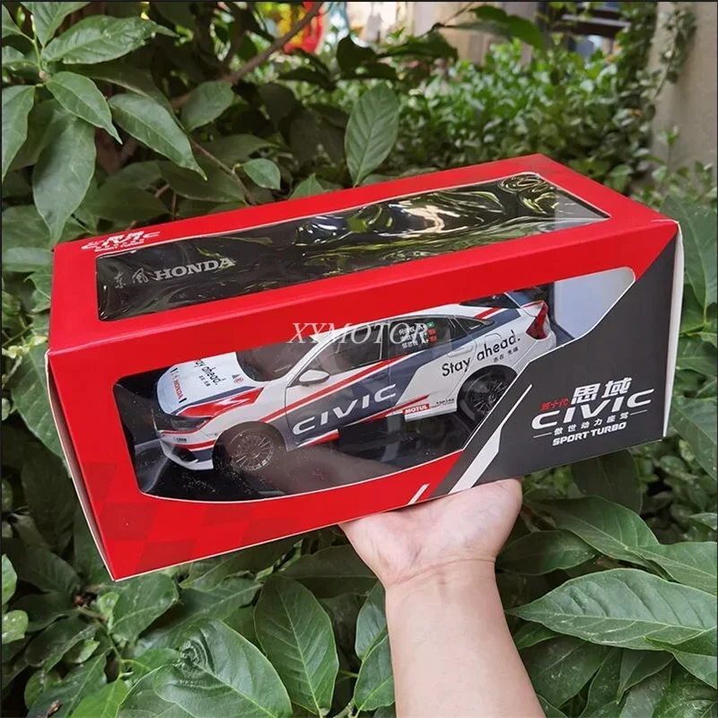 1/18 For Honda CIVIC CTCC 10th Gen Racing car Diecast Metal Car model Toys Hobby Gifts Display Ornaments Collection