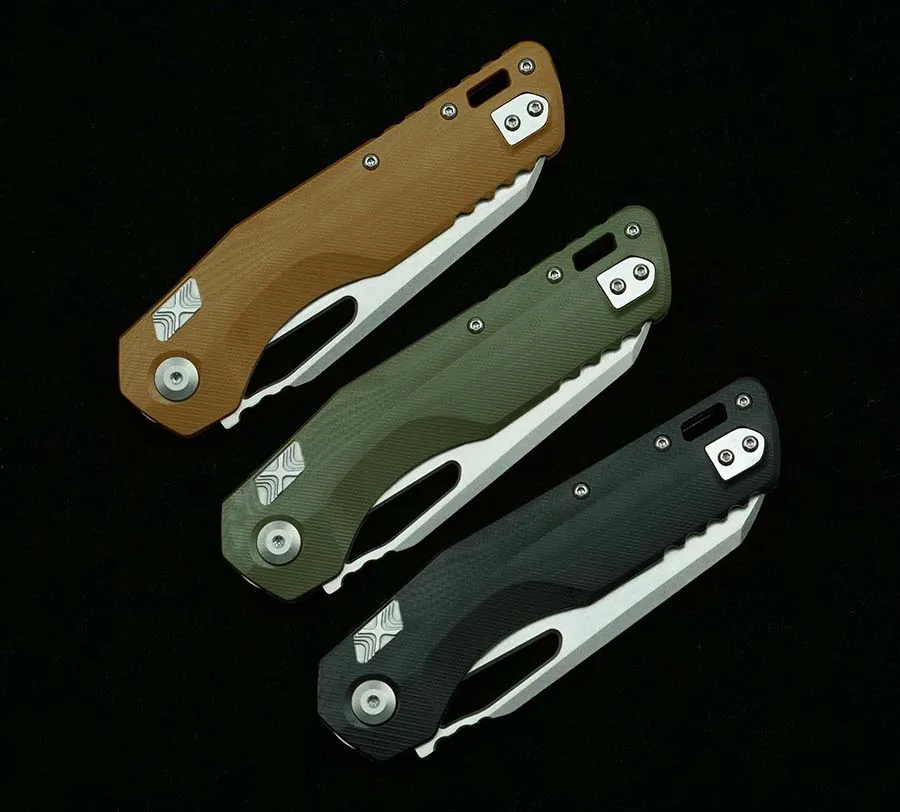 2023 New MT Folding Knife Real D2 Mark M390 Blade G10 Handle MSI Outdoor Camping Hunting Kitchen Survival Pocket EDC Tools