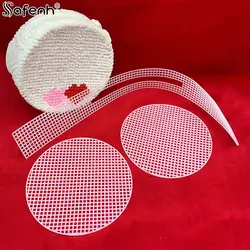 1pc Round 4mm Plastic Knitting Weaving Plastic Mesh Sheet DIY Sewing Woven Bag Accessories Purse Making Supplies Crochet Project