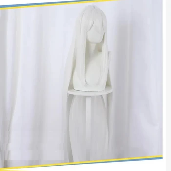 Peruki Cosplay Echidna RE: ZERO Starting Life in Another World Boku Białe długie proste włosy