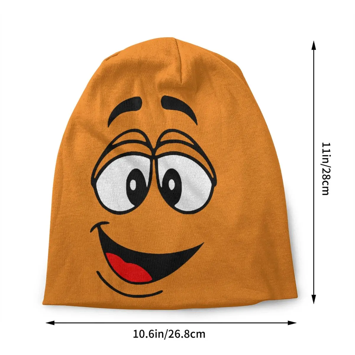 Cartoon Chocolate Yellow Candy Faces Bonnet Hats Hip Hop Knitted Hat For Women Men Warm Winter Skullies Beanies Caps