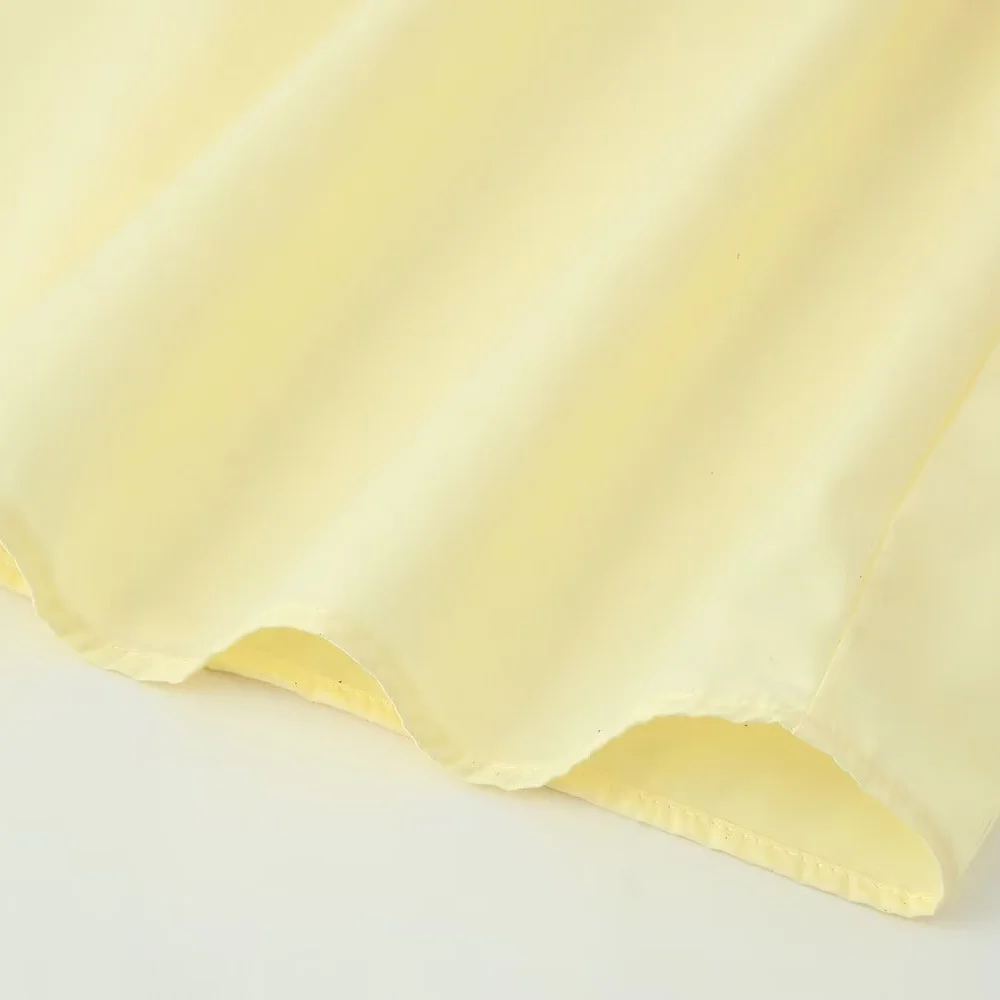 Women's Summer New Style Design Versatile Waist slimming Solid color Short sleeved Shirt Long Dress