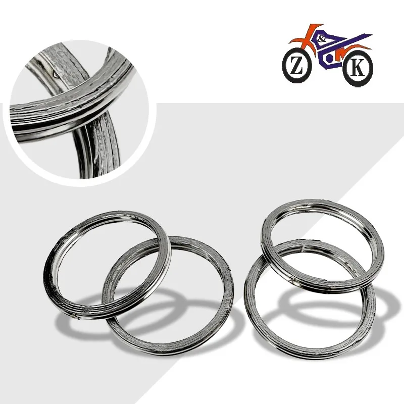 10Pcs/lot Motorcycle Exhaust Muffler Gasket for HONDA CRF450R CRF450X CBR250 CB300F CBR300 CMX300 CRF250LA CRF450R 18291-MEB-670