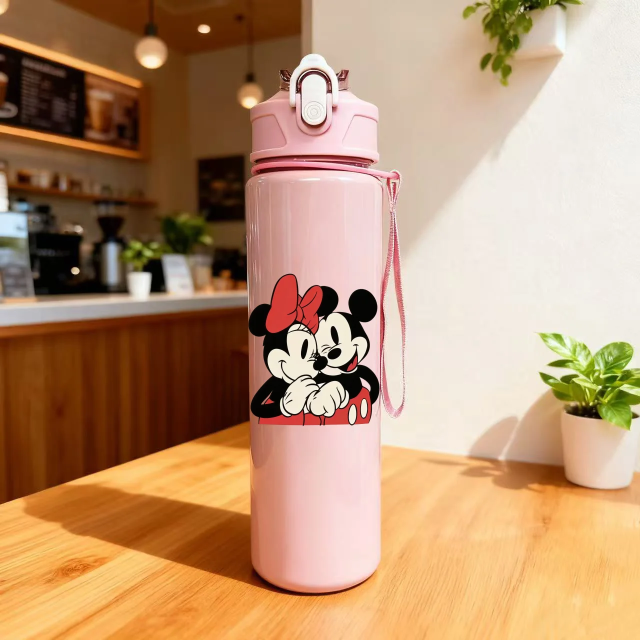 3D Printed Frosted Cartoon Pattern Water Bottle - Premium Stereoscopic Texture, Fade-Resistant, Scratch-Proof, Leakproof Large