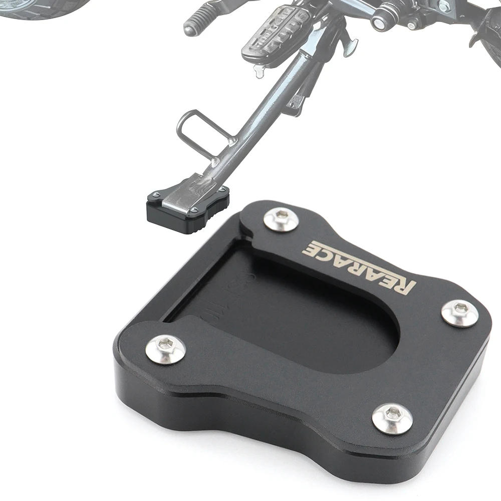 

Fit For Royal Enfield Guerrilla 450 2024-2025 Motorcycle Kickstand Shoe Foot Side Stand Enlarger Extension Enlarger Plate Pad