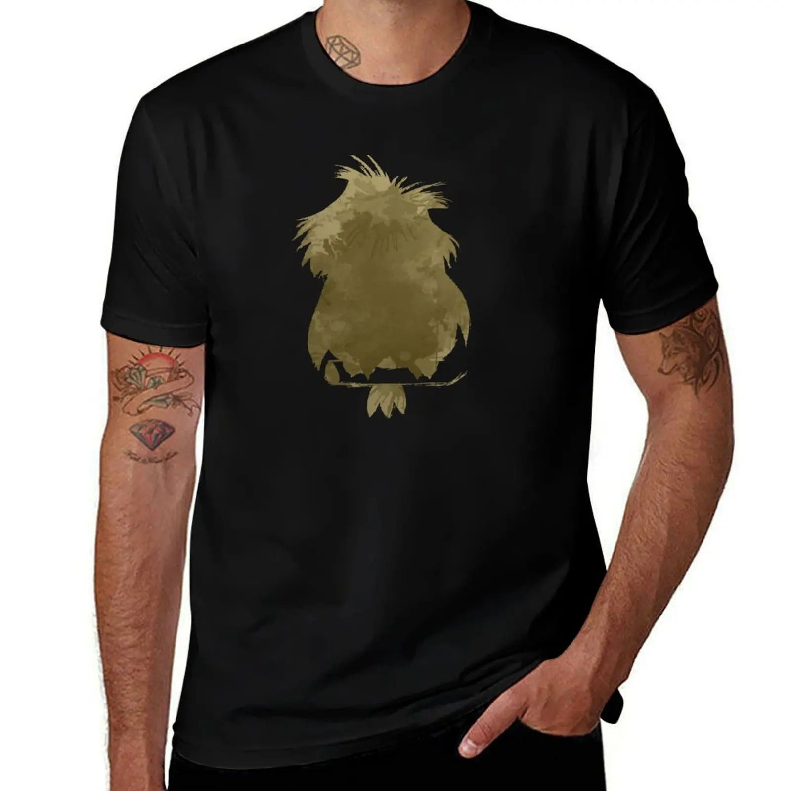 

Owl Inspired Silhouette T-Shirt man t shirt cotton high quality g man t shirts for men T-Shirt