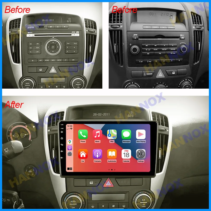 for Kia Ceed ED 2006 2007 2008 2009 2010 1011 2012 Android Car Radio Stereo Multimedia Player GPS Navigation 2din